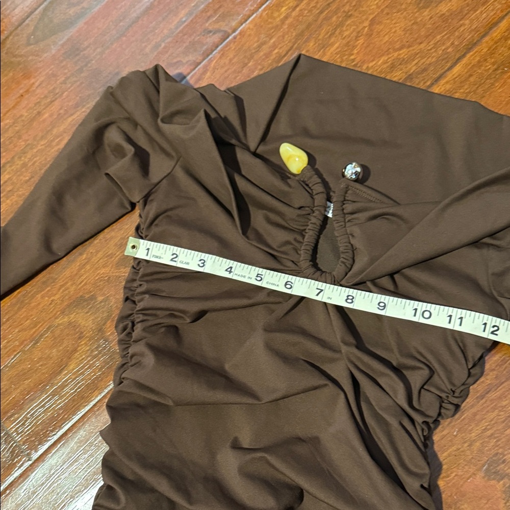 Peppermayo Chocolate Long Sleeve Dress - Picture 4 of 5